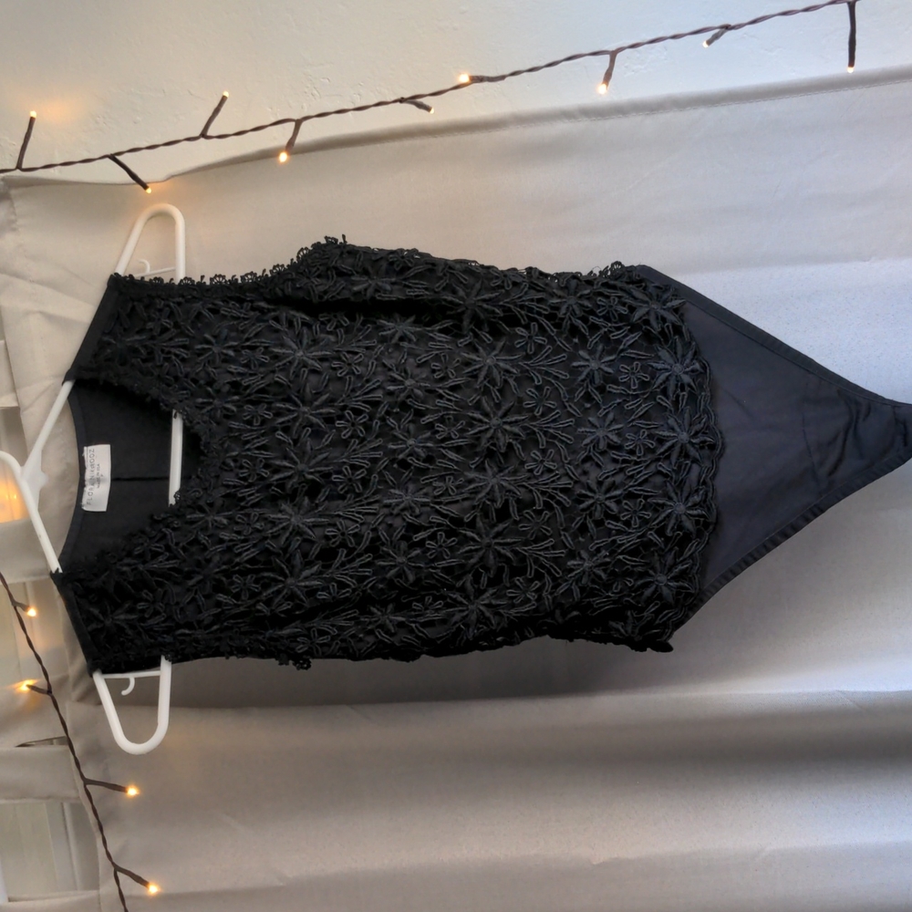 Flora nikrooz small black bodysuit